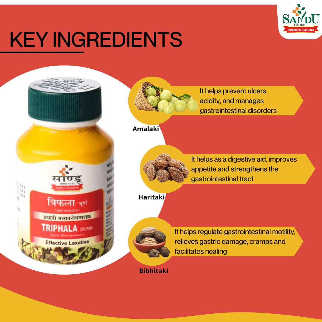 Sandu Triphala Churna 100 g (Pack of 2) - Image 3